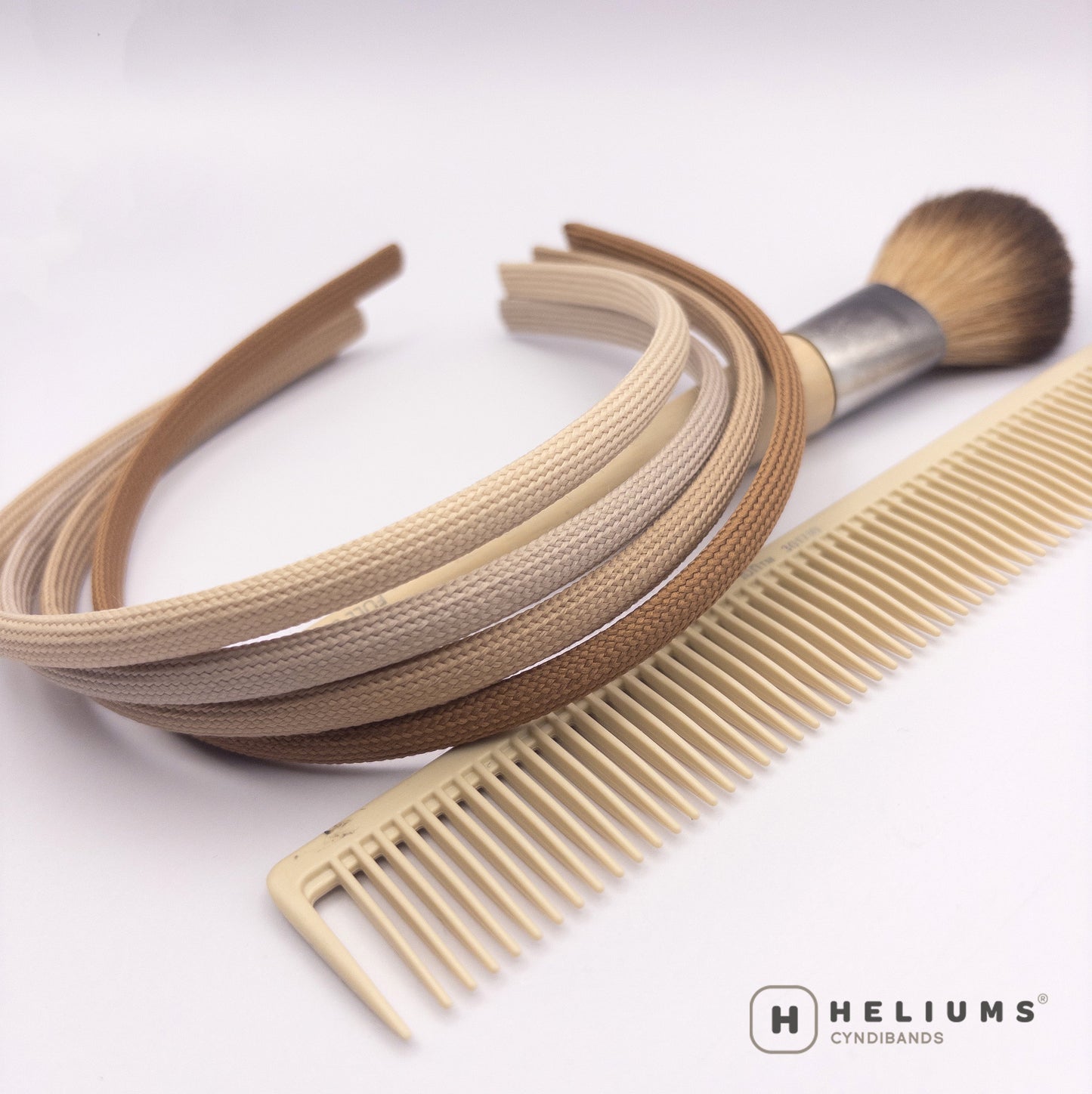 Heliums Thin Headbands - 4 Pack - Gray